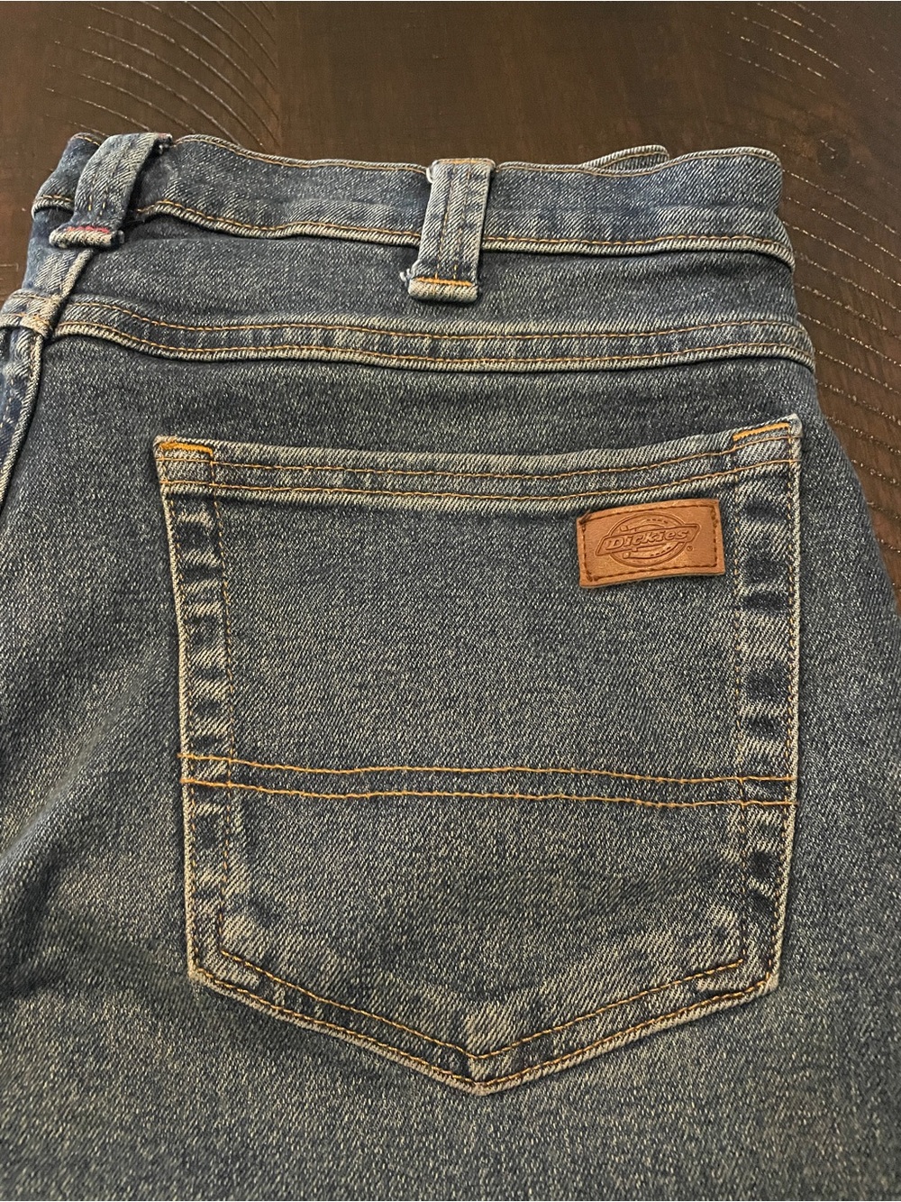 Dickies Men's Dark Blue Relaxed Fit Denim Jeans
